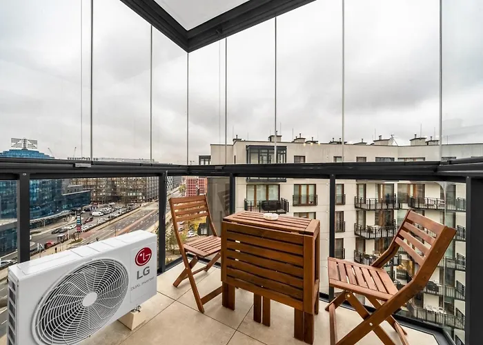 Domaniewska - Balcony, Ac - By Rentujemy Lejlighed *