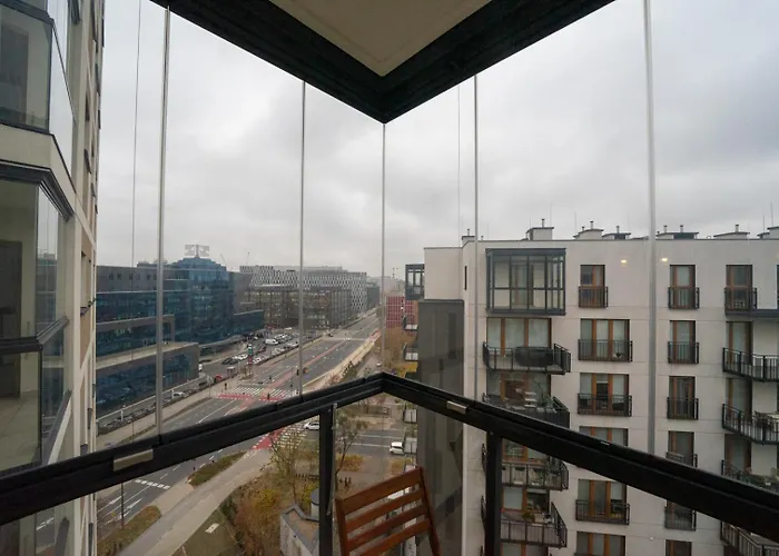 Domaniewska - Balcony, Ac - By Rentujemy * Warszawa